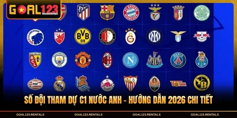 Số Đội Tham Dự C1 Nước Anh - Hướng Dẫn 2026 Chi Tiết